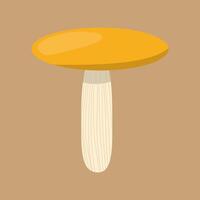 Mushroom illustration bring fall vibe vector
