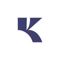 Letter K Logo Design. K initial vector