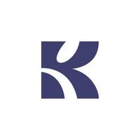 Letter K Logo Design . Abstract K vector