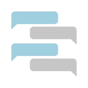 typing text message cloud conversation, text SMS message chatting bubbles message cloud on message vector