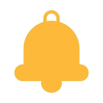 Bell icon, Notification bell icon. Incoming inbox message vector