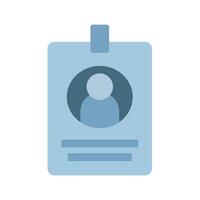 Id card Icon, Identification card, Personal data verification. Identification. Access approved vector