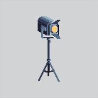 Pixel art illustration Soft Box Lamp. Pixelated Camera Lighting. Camera Light Soft Box Lamp Icon pixelated for the pixel art game and icon for website and game. old school retro. vector