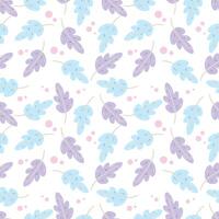 Colorful leaf pattern design vector