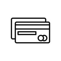 Front and Back Card Icon vector