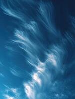Flowing Hairlike Clouds Known As Mares Tails photo