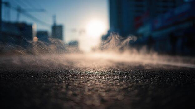 Macro Photo of a Water Droplet on a Wild Mushroom