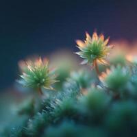 Natures Microscopic Beauty Is Seen In Moss Spores photo