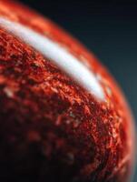 Natures Earthy Passion A Polished Red Jasper photo