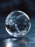 Natures Crystal Ball A Polished Clear Quartz Sphere photo