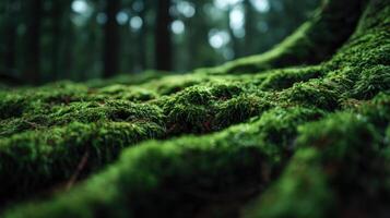 Natures Living Tapestry A Vibrant Carpet Of Moss photo