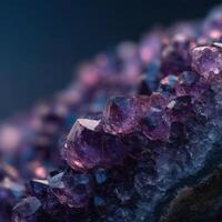 Natures Hidden Treasure An Amethyst Geode photo