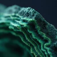Natures Layered Green Is Seen In Raw Malachite photo