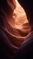 Natures Own Sculpture Seen In A Complex Slot Canyon photo