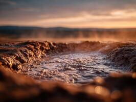 Raw And Primal Earth A Bubbling Mud Pot photo