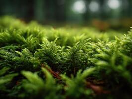 Natures Soft Embrace A Wild Patch Of Moss photo