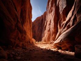 Sacred And Powerful Petroglyphs In A Desert Canyon photo