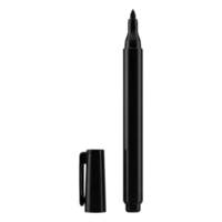 Black permanent marker with detachable cap png