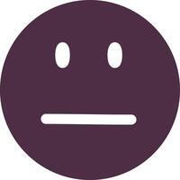 Purple Funny groovy emoji. vector