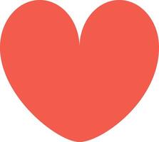 Heart simple illustration vector