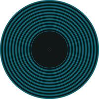 Simple illustration of a vintage retro plate vector