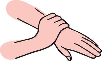 washing hands rules vector
