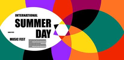 abstract colorful background template vector