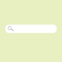 Search bar interface for web site template vector