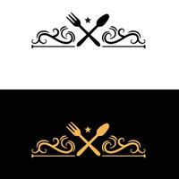 Two logos for a restaurant or bar vector