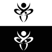 A logo for a company that is called the people vector