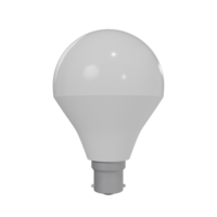 Realistic 3D LED Light Bulb Energy Efficient Illumination Icon png