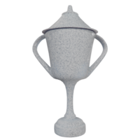 Frozen Trophy Icy Cool Achievement Award 3D Render png