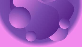 Abstract background with purple 3d balls. vector