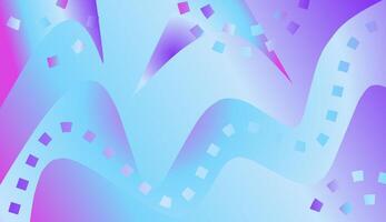 Abstract background with blue and pink elements vector