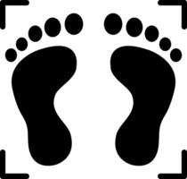 Footprint Track Shoe vector