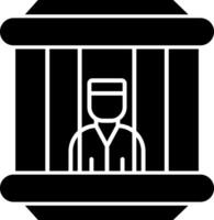 Prisoner Inmate Jail Crime Convict vector