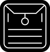 Dossier File Report Document Record vector