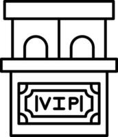 Ticket Box Booth Counter Event Admission Kiosk vector