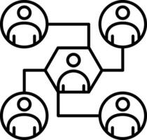 Networking Connection People Business Meet Social vector