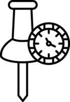 Push Pin Location Marker Note Reminder Map vector