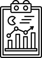 Chart Graph Data Report Statistics Line vector