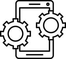 Smartphone Mobile Device Touchscreen Phone Cellular vector