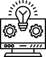 Lightbulb Idea Creativity Thought Vision Bright vector