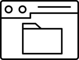 Folder File Document Storage Archive Data vector