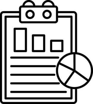 Report Document Summary Data Review Analysis vector