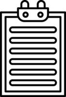 Clipboard Notes Tasks Organizer Checklist Document vector
