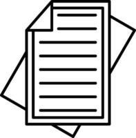 Paper Document Sheet File Note Record vector