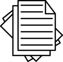 Paper Sheet Document File Note Record vector