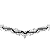 Circuit Board Element Minimalist Tech for Digital Concepts vector