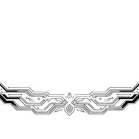 Minimalist Tech Background Circuit Board Element vector